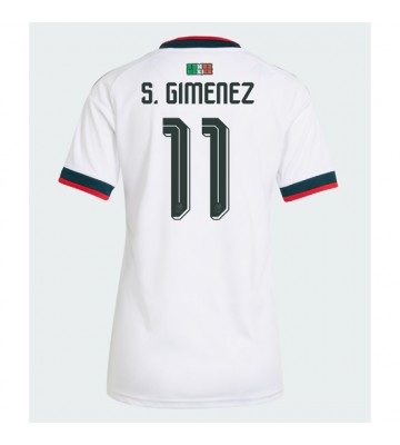 Mexico Santiago Gimenez #11 Udebanetrøje Dame VM 2026 Kortærmet